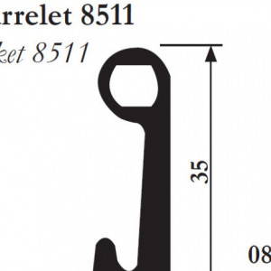 Уплотнительная резина Gasket №8511 (15947 EPDM) (изображение 2)